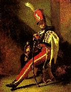 Theodore   Gericault, trompette de hussards